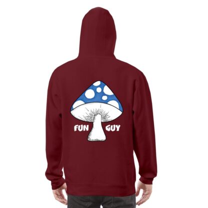 Fun Guy (Blue) Premium Hoodie Dark BG - Image 8