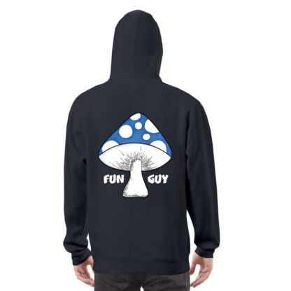 Fun Guy (Blue) Premium Hoodie Dark BG - Image 12