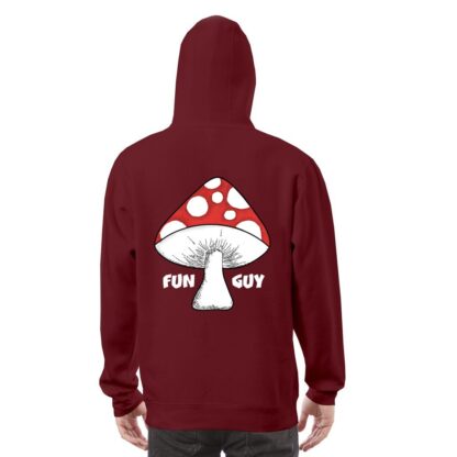 Fun Guy (Red) Premium Hoodie Dark BG - Image 7